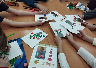 Для детей проведено творческое занятие «День весенний»